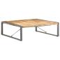 Preview: Couchtisch 120x120x40 cm Raues Mangoholz