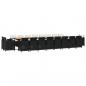 Preview: 21-tlg. Garten-Essgruppe mit Kissen Schwarz Poly Rattan