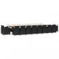 Preview: 21-tlg. Garten-Essgruppe mit Kissen Schwarz Poly Rattan