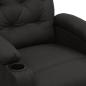 Preview: Massagesessel Elektrisch Schwarz Stoff