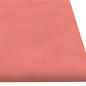 Preview: Wandpaneele 12 Stk. Rosa 60x15 cm Samt 1,08 m²