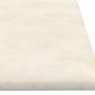 Preview: Wandpaneele 12 Stk. Creme 60x15 cm Samt 1,08 m²