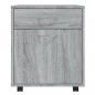 Preview: Rollschrank Grau Sonoma 45x38x54 cm Holzwerkstoff