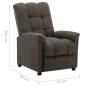 Preview: Relaxsessel Taupe Stoff