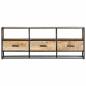 Preview: TV-Schrank 120x30x45 cm Massivholz Mango