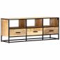 Preview: TV-Schrank 120x30x45 cm Massivholz Mango
