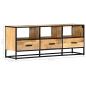 Preview: TV-Schrank 120x30x45 cm Massivholz Mango
