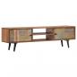 Preview: ARDEBO.de - TV-Schrank 140×30×40 cm Massivholz Akazie