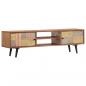 Preview: TV-Schrank 140×30×40 cm Massivholz Akazie