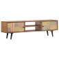 Preview: TV-Schrank 140×30×40 cm Massivholz Akazie