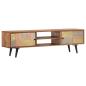 Preview: TV-Schrank 140×30×40 cm Massivholz Akazie