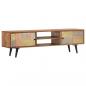 Preview: TV-Schrank 140×30×40 cm Massivholz Akazie