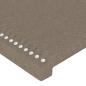 Preview: LED Kopfteil Taupe 103x16x78/88 cm Stoff