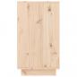 Preview: Schuhregal 110x34x61 cm Massivholz Kiefer