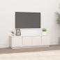 Preview: ARDEBO.de - TV-Schrank Weiß 140x40x40 cm Massivholz Kiefer