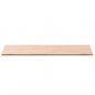 Preview: Tischplatte 100x60x1,5 cm Rechteckig Massivholz Buche