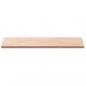 Preview: Tischplatte 100x50x2,5 cm Rechteckig Massivholz Buche