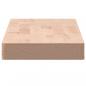 Preview: Wandregal 80x20x4 cm Massivholz Buche