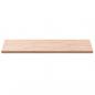 Preview: Tischplatte 100x60x2,5 cm Rechteckig Massivholz Buche