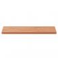Preview: Tischplatte 80x40x2,5 cm Rechteckig Massivholz Buche