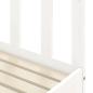 Preview: Tagesbett Ausziehbar Weiß 90x190 cm Massivholz Kiefer