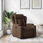 Preview: ARDEBO.de - Relaxsessel Braun Stoff