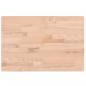 Preview: Tischplatte 60x40x2,5 cm Rechteckig Massivholz Buche