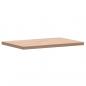Preview: Tischplatte 60x40x2,5 cm Rechteckig Massivholz Buche