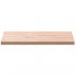 Preview: Tischplatte 60x40x2,5 cm Rechteckig Massivholz Buche