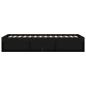 Preview: Bettgestell Schwarz 100x200 cm