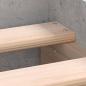 Preview: Bettgestell Betongrau 100x200 cm Holzwerkstoff