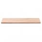 Preview: Tischplatte 60x40x1,5 cm Rechteckig Massivholz Buche