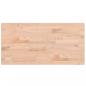 Preview: Tischplatte 80x40x2,5 cm Rechteckig Massivholz Buche