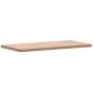Preview: Tischplatte 80x40x2,5 cm Rechteckig Massivholz Buche