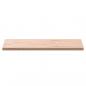 Preview: Tischplatte 80x40x2,5 cm Rechteckig Massivholz Buche