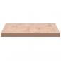 Preview: Tischplatte 80x40x2,5 cm Rechteckig Massivholz Buche