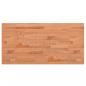 Preview: Tischplatte 80x40x1,5 cm Rechteckig Massivholz Buche