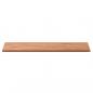 Preview: Tischplatte 80x40x1,5 cm Rechteckig Massivholz Buche