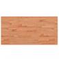 Preview: Tischplatte 100x50x2,5 cm Rechteckig Massivholz Buche