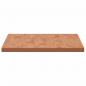 Preview: Tischplatte 100x50x2,5 cm Rechteckig Massivholz Buche