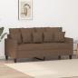 Preview: ARDEBO.de - 2-Sitzer-Sofa Braun 140 cm Stoff