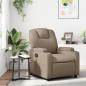 Preview: ARDEBO.de - Massagesessel Cappuccino-Braun Kunstleder
