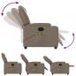 Preview: Massagesessel Cappuccino-Braun Kunstleder