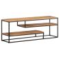 Preview: ARDEBO.de - TV-Schrank 130x30x45 cm Akazie Massivholz