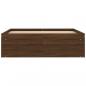 Preview: Bettgestell Braun Eichen-Optik 120x200 cm
