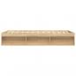 Preview: Bettgestell Sonoma-Eiche 140x190 cm