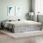 Preview: ARDEBO.de - Bettgestell Betongrau 200x200 cm