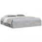 Preview: Bettgestell Betongrau 200x200 cm