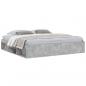 Preview: Bettgestell Betongrau 200x200 cm