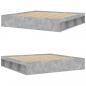 Preview: Bettgestell Betongrau 200x200 cm